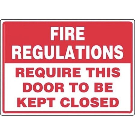 Accuform SAFETY SIGN FIRE EXIT  DO NOT BLOCK MEXT929VS MEXT929VS